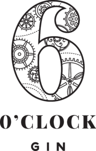 6 Oclock Gin Logo Black 192x300